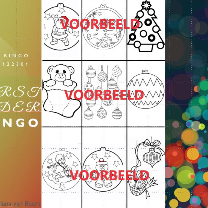 Online Kerst Bingo 23 December 2023