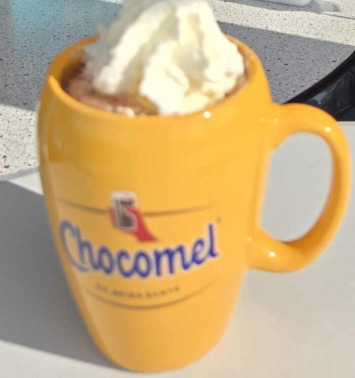 Warme Chocomel met slagroom DEK Blauwestad Oldambt Groningen Nederland